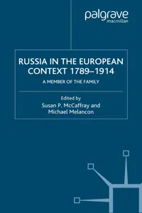 Russia in the European Context, 1789–1914_cover