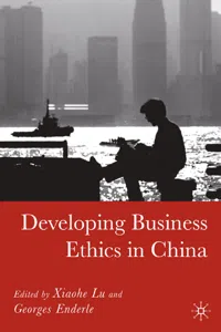 Developing Business Ethics in China_cover