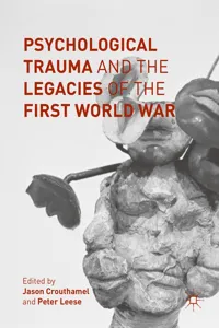 Psychological Trauma and the Legacies of the First World War_cover