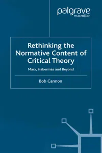 Rethinking the Normative Content of Critical Theory_cover