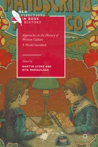 Approaches to the History of Written Culture_cover