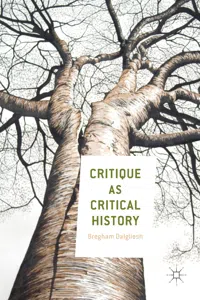 Critique as Critical History_cover