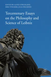 Tercentenary Essays on the Philosophy and Science of Leibniz_cover