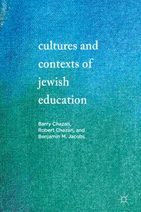 Cultures and Contexts of Jewish Education_cover