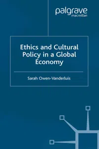 Ethics and Cultural Policy in a Global Economy_cover