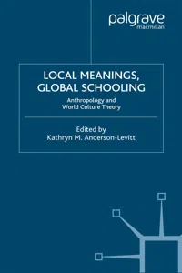 Local Meanings, Global Schooling_cover
