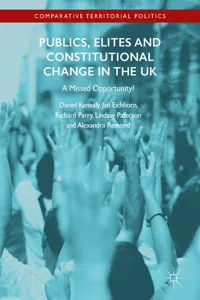 Publics, Elites and Constitutional Change in the UK_cover