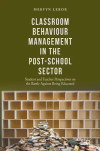 Classroom Behaviour Management in the Post-School Sector_cover
