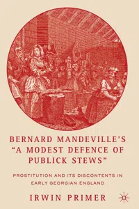 Bernard Mandeville's "A Modest Defence of Publick Stews"_cover