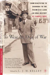 To Wear the Dust of War_cover