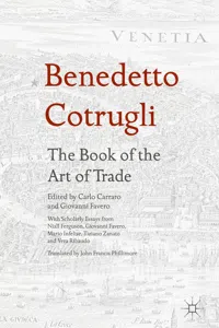 Benedetto Cotrugli – The Book of the Art of Trade_cover