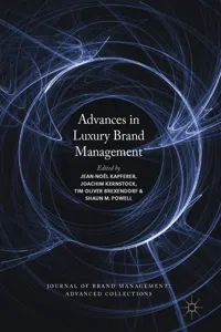 Advances in Luxury Brand Management_cover