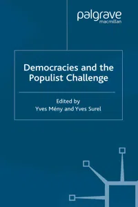 Democracies and the Populist Challenge_cover