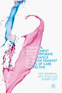 Financial Management and Corporate Governance from the Feminist Ethics of Care Perspective_cover