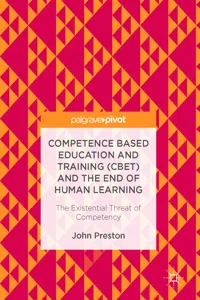 Competence Based Education and Training and the End of Human Learning_cover