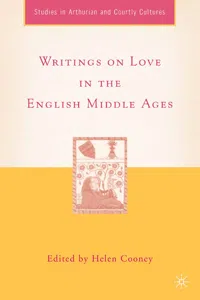 Writings on Love in the English Middle Ages_cover