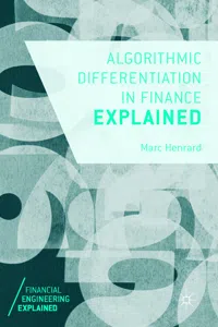 Algorithmic Differentiation in Finance Explained_cover