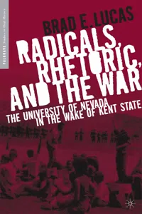 Radicals, Rhetoric, and the War_cover