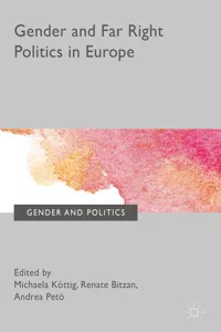Gender and Far Right Politics in Europe_cover
