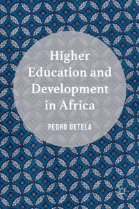 Higher Education and Development in Africa_cover