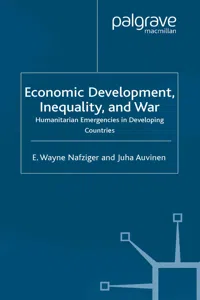 Economic Development, Inequality and War_cover