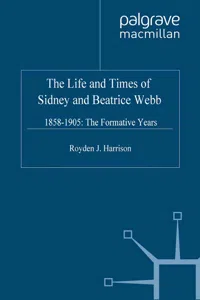 The Life and Times of Sidney and Beatrice Webb_cover