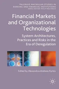 Financial Markets and Organizational Technologies_cover