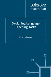 Designing Language Teaching Tasks_cover