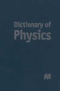 Dictionary of Physics_cover