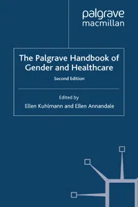 The Palgrave Handbook of Gender and Healthcare_cover