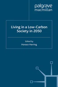 Living in a Low-Carbon Society in 2050_cover