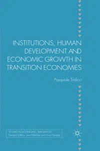 Institutions, Human Development and Economic Growth in Transition Economies_cover