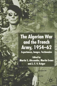 Algerian War and the French Army, 1954-62_cover