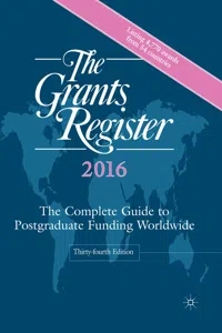 The Grants Register 2016_cover