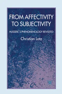 From Affectivity to Subjectivity_cover