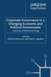 Corporate Governance in a Changing Economic and Political Environment_cover