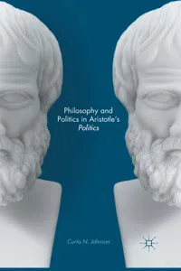 Philosophy and Politics in Aristotle's Politics_cover