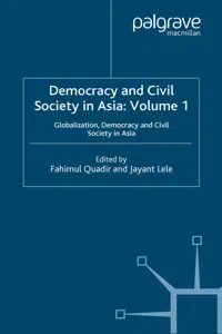 Democracy and Civil Society in Asia: Volume 1_cover