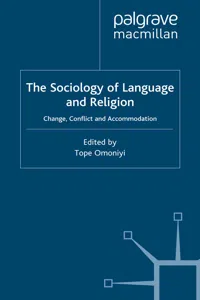 The Sociology of Language and Religion_cover