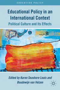 Educational Policy in an International Context_cover