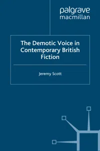 The Demotic Voice in Contemporary British Fiction_cover