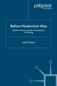 Before Modernism Was_cover