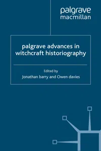 Palgrave Advances in Witchcraft Historiography_cover