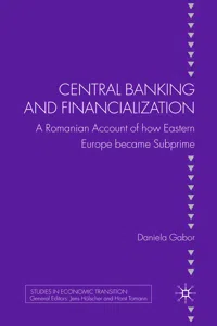 Central Banking and Financialization_cover