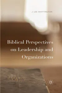 Biblical Perspectives on Leadership and Organizations_cover