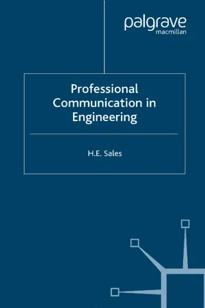 Professional Communication in Engineering