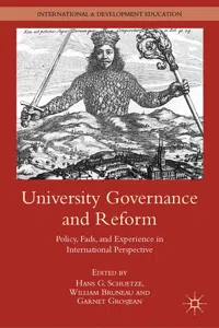 University Governance and Reform_cover