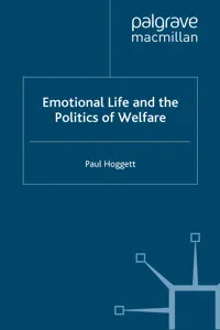 Emotional Life and the Politics of Welfare_cover