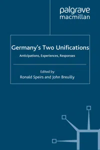 Germany's Two Unifications_cover