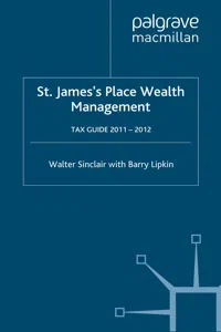 St. James's Place Tax Guide 2011-2012_cover